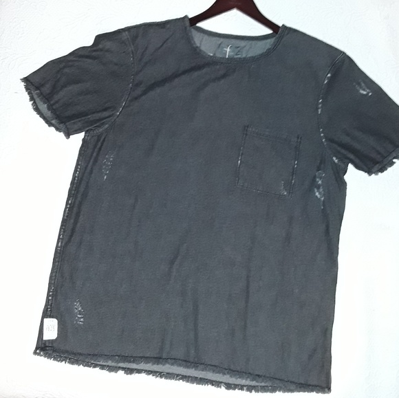 Zara Other - 🚨Sale! Final price | Zara distressed denim shirt